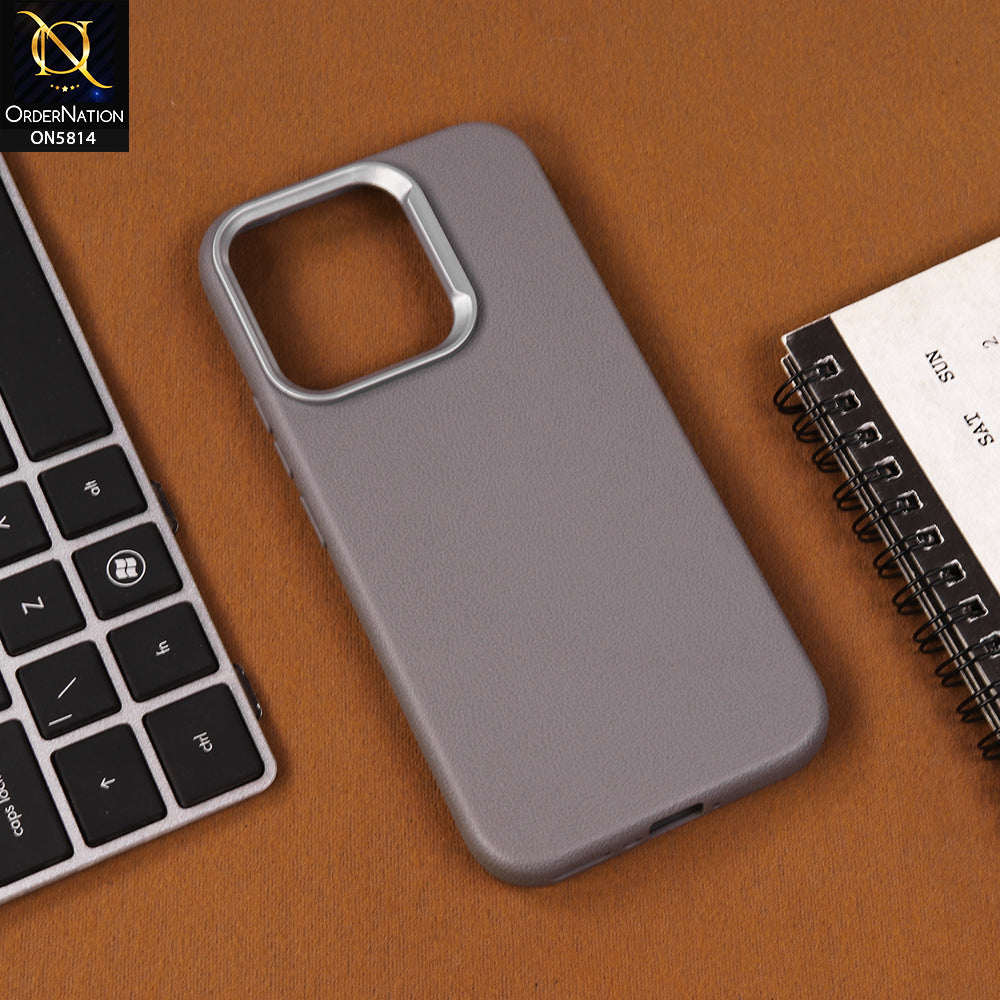 vivo V70 Elite Cover - Gray - New Premium Soft TPU Leather Texture Slim Case
