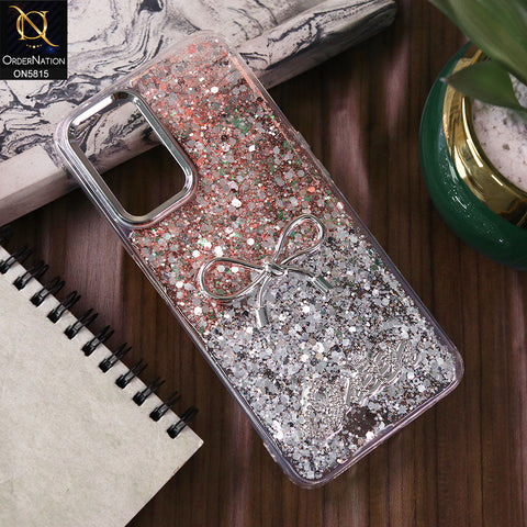 Oppo A36 Cover - Design4 -  Spiffy Dual Colour Queen Fine Quality Glitter Case (Glitter Doesn’t Move)
