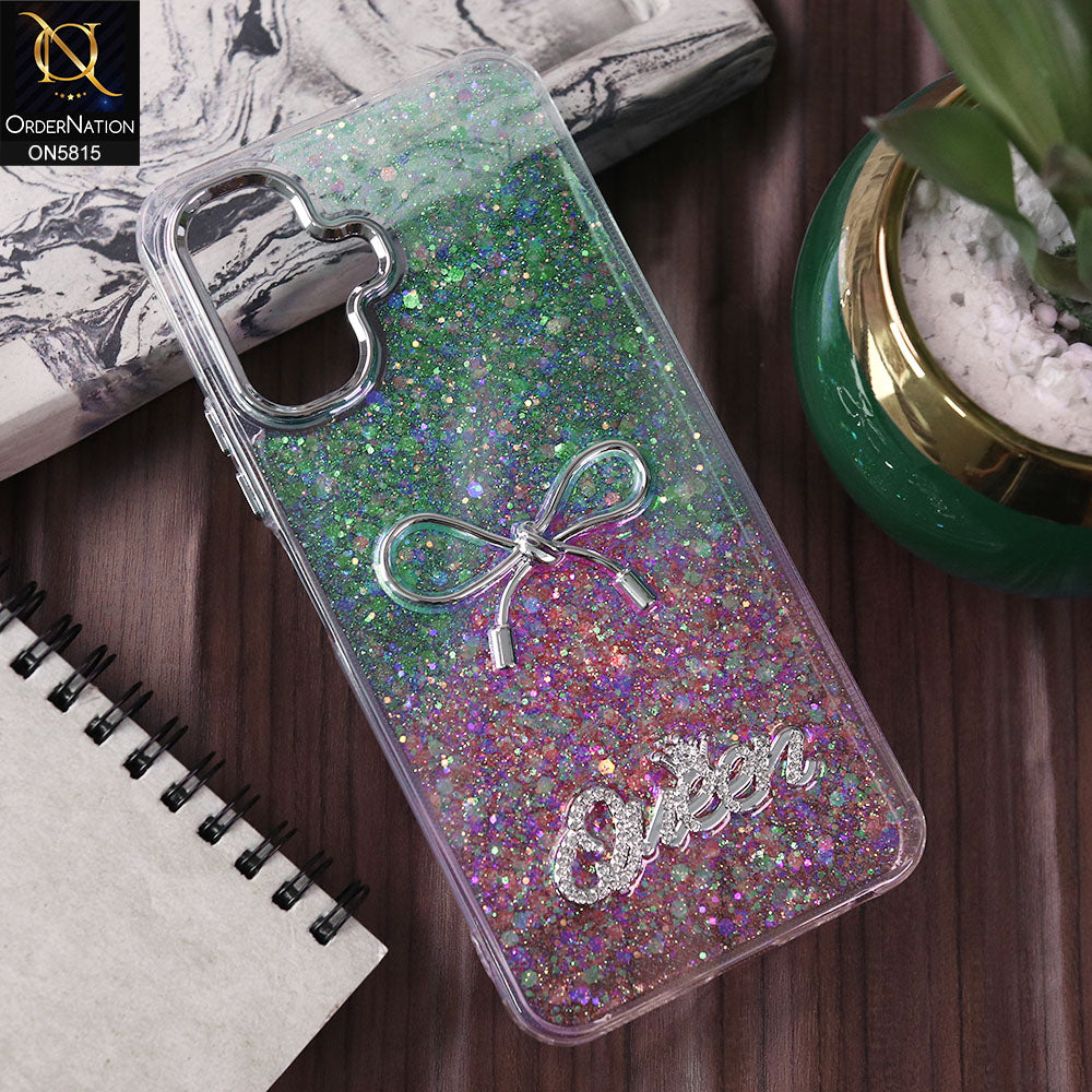 Infinix Smart 10  Cover - Design1 -  Spiffy Dual Colour Queen Fine Quality Glitter Case (Glitter Doesn’t Move)