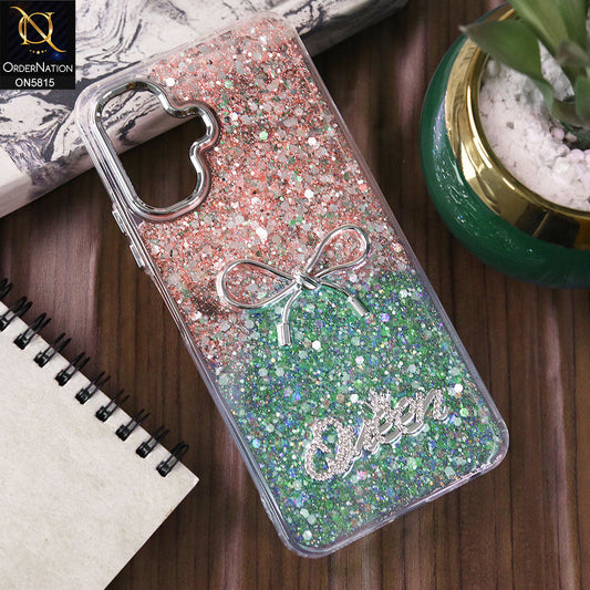 Infinix Smart 10  Cover - Design2 -  Spiffy Dual Colour Queen Fine Quality Glitter Case (Glitter Doesn’t Move)