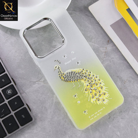 Oppo A3x 4G Cover - Design3 - New Premium Beautiful Glitter Colours Tpu Protective Phone Case