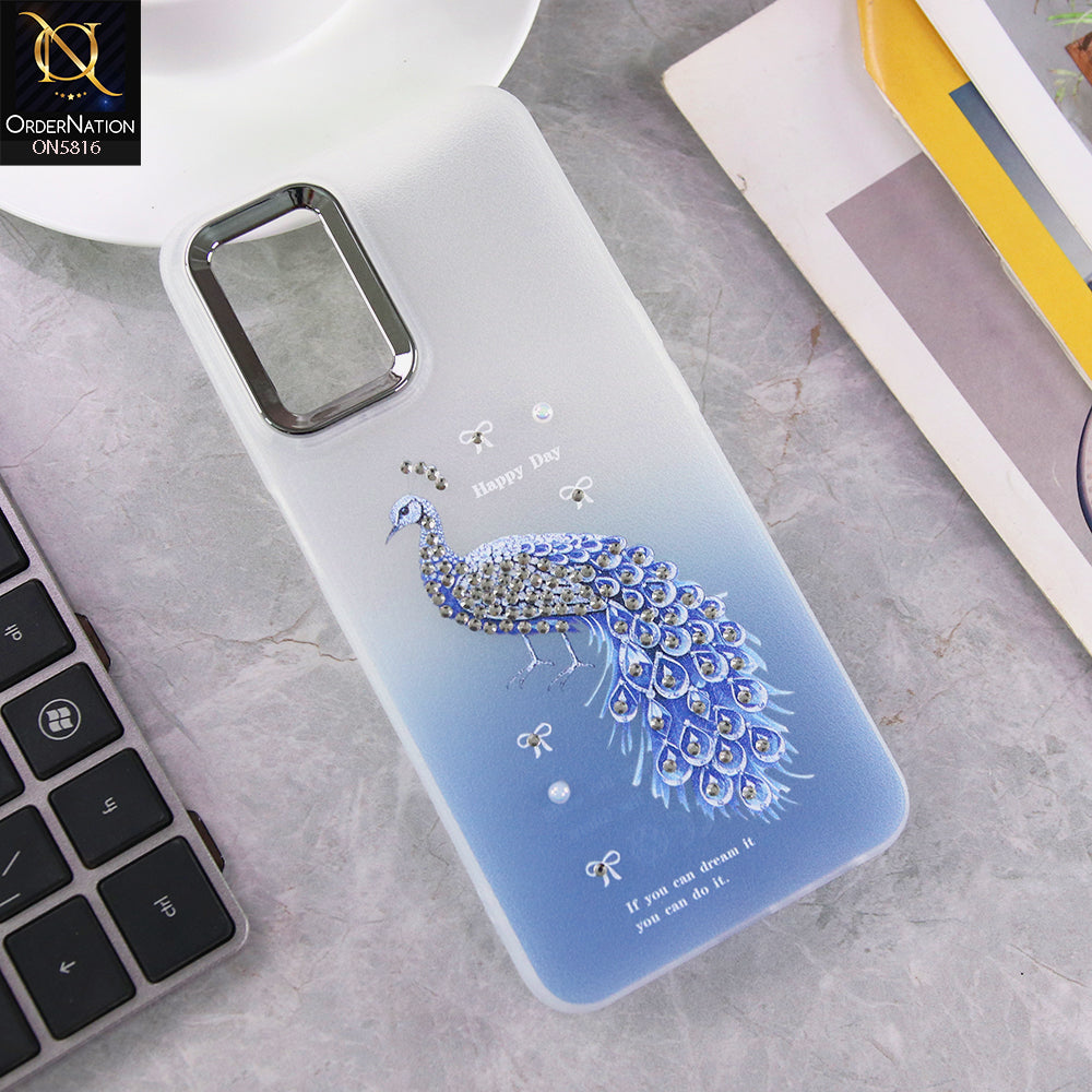 Oppo A54 4G Cover - Design2 - New Premium Beautiful Glitter Colours Tpu Protective Phone Case