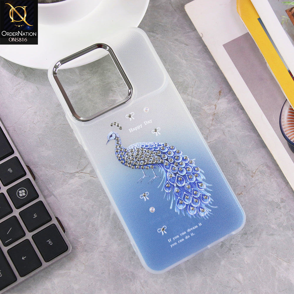 Tecno Spark 40 Cover - Design2 - New Premium Beautiful Glitter Colours Tpu Protective Phone Case