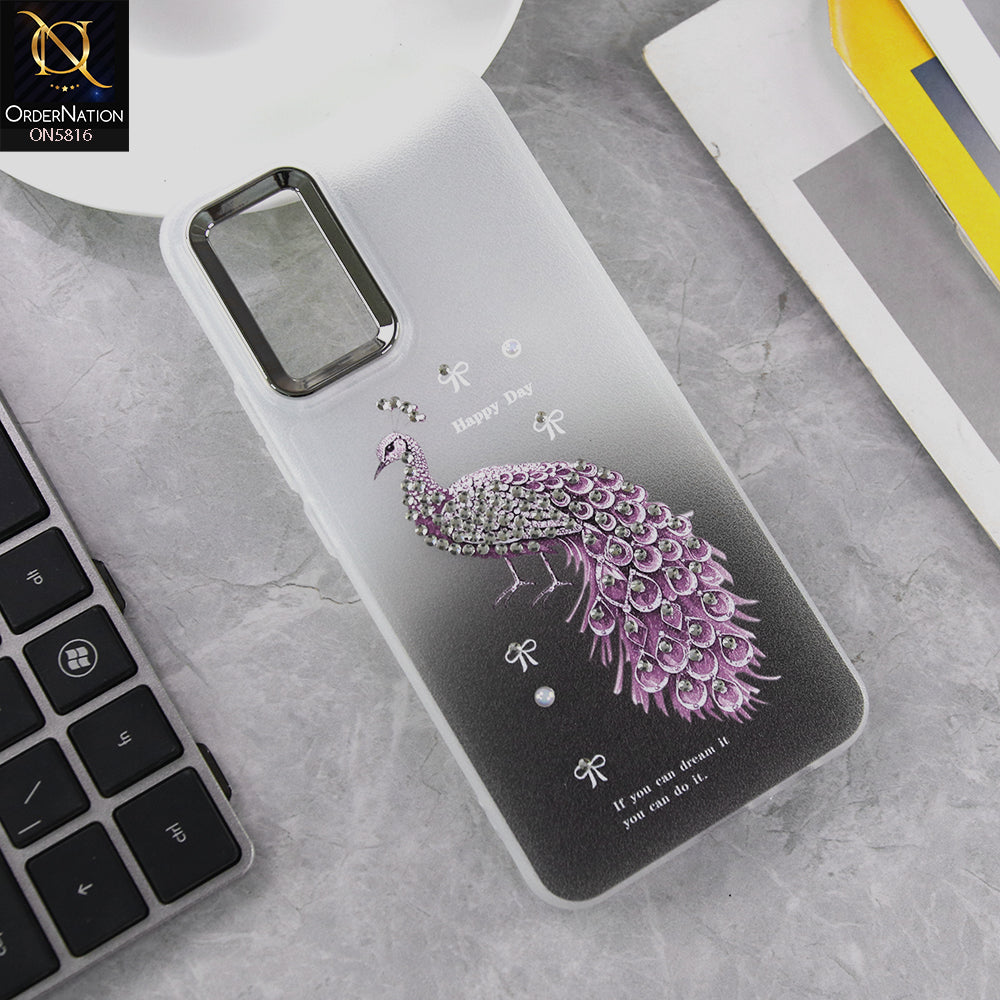 Vivo Y73 Cover - Design1 - New Premium Beautiful Glitter Colours Tpu Protective Phone Case