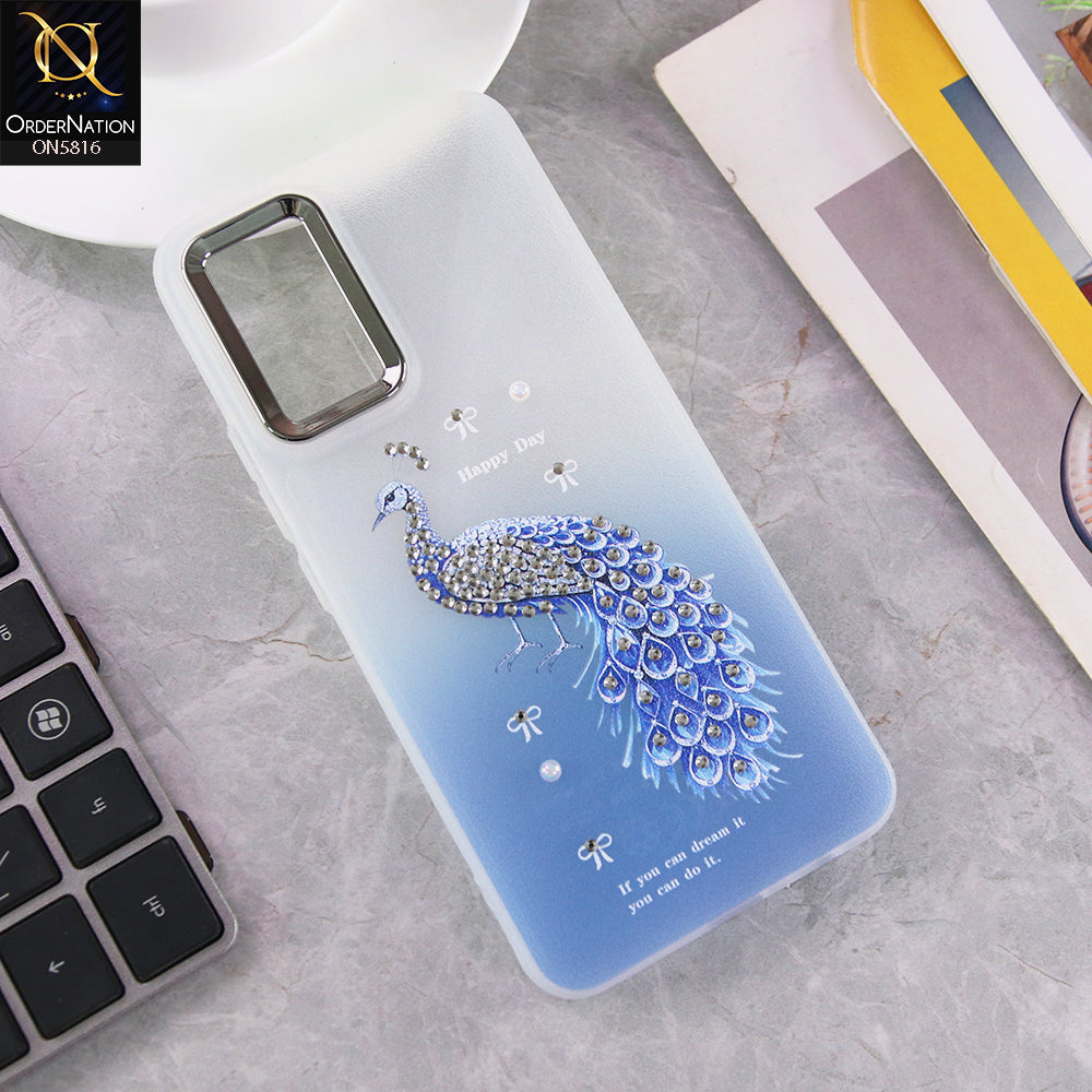 Vivo Y73 Cover - Design2 - New Premium Beautiful Glitter Colours Tpu Protective Phone Case