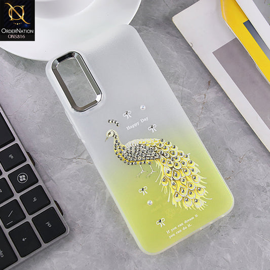 Vivo Y12s Cover - Design3 - New Premium Beautiful Glitter Colours Tpu Protective Phone Case