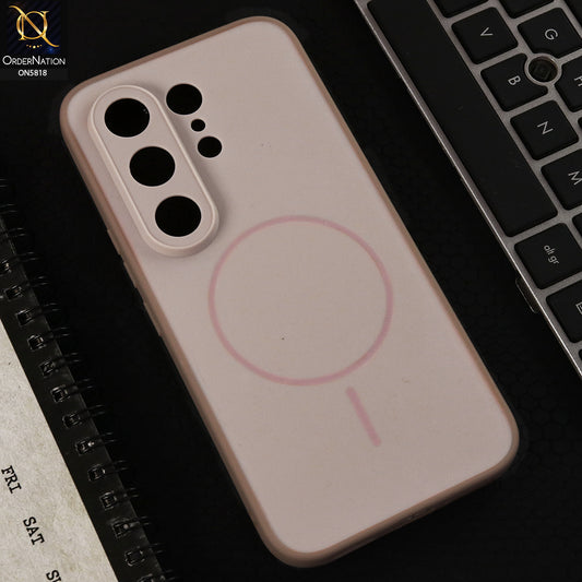 Tecno Camon 50 4G Cover  - Brown - New Premium Quality Silicone MagSafe Case Slim Protective Back Cover