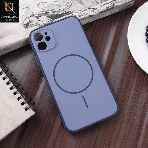 iPhone 11  Cover - Blue - New Premium Quality Silicone MagSafe Case Slim Protective Back Cover