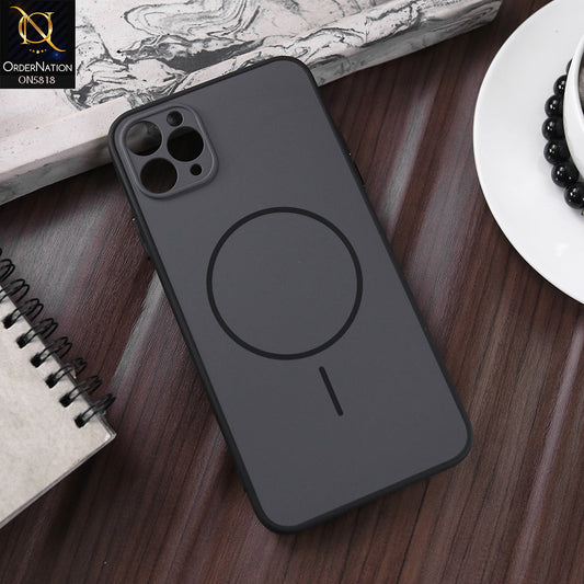 iPhone 11 Pro Max Cover - Black - New Premium Quality Silicone MagSafe Case Slim Protective Back Cover
