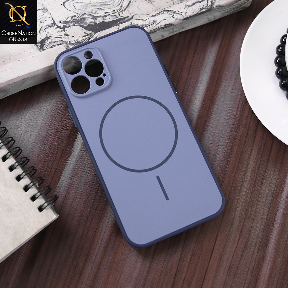 iPhone 12 Pro Cover - Blue - New Premium Quality Silicone MagSafe Case Slim Protective Back Cover