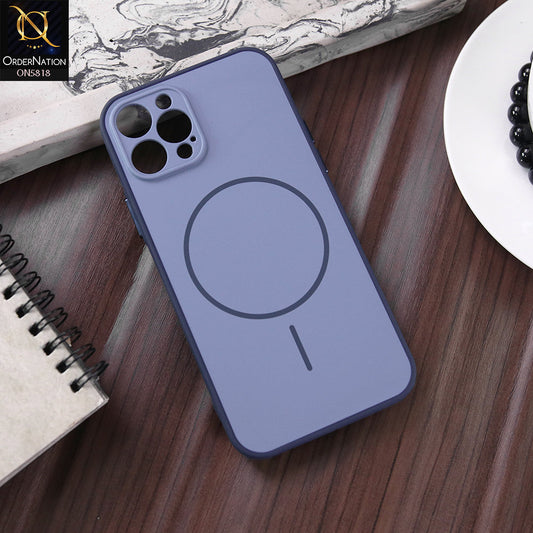 iPhone 12 Pro Cover - Blue - New Premium Quality Silicone MagSafe Case Slim Protective Back Cover