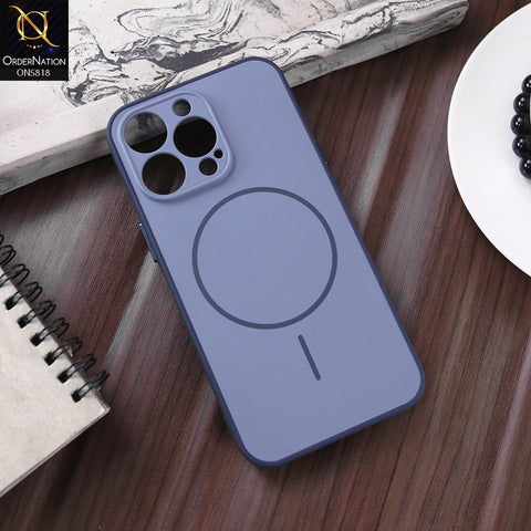 iPhone 13 Pro Cover - Blue - New Premium Quality Silicone MagSafe Case Slim Protective Back Cover