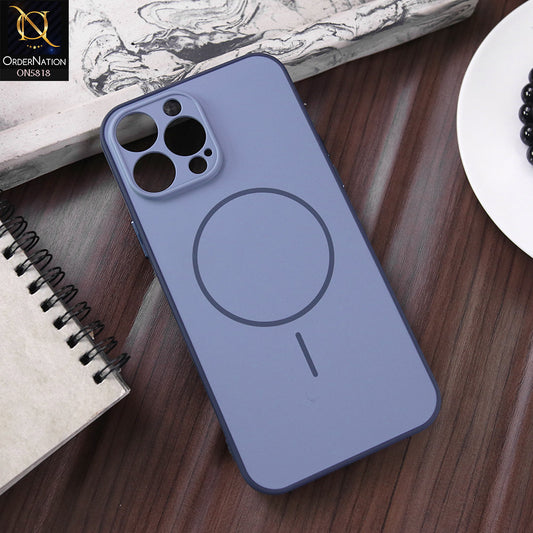 iPhone 13 Pro Max Cover - Blue - New Premium Quality Silicone MagSafe Case Slim Protective Back Cover