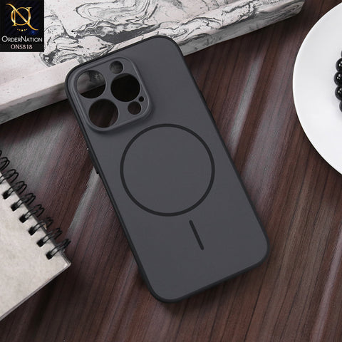 iPhone 14 Pro Cover - Black - New Premium Quality Silicone MagSafe Case Slim Protective Back Cover