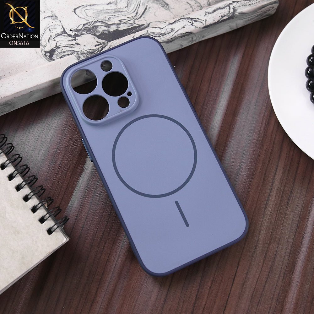iPhone 14 Pro Cover - Blue - New Premium Quality Silicone MagSafe Case Slim Protective Back Cover