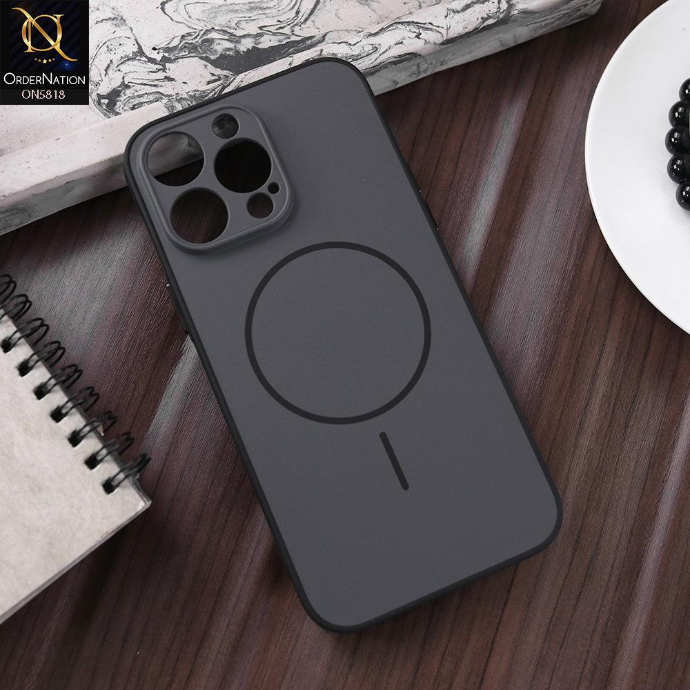 iPhone 14 Pro Max Cover - Black - New Premium Quality Silicone MagSafe Case Slim Protective Back Cover