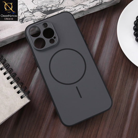 iPhone 14 Pro Max Cover - Black - New Premium Quality Silicone MagSafe Case Slim Protective Back Cover