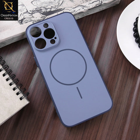 iPhone 14 Pro Max Cover - Blue - New Premium Quality Silicone MagSafe Case Slim Protective Back Cover