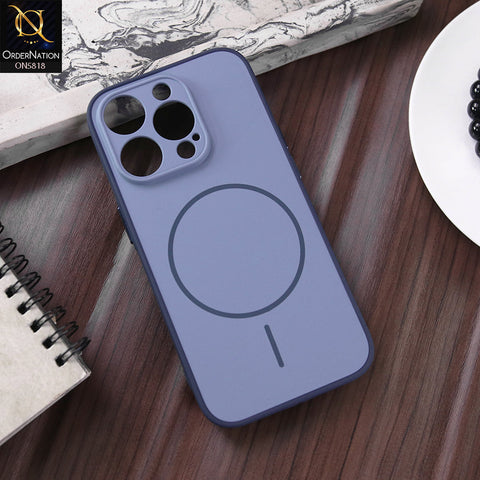 iPhone 15 Pro Cover - Blue - New Premium Quality Silicone MagSafe Case Slim Protective Back Cover