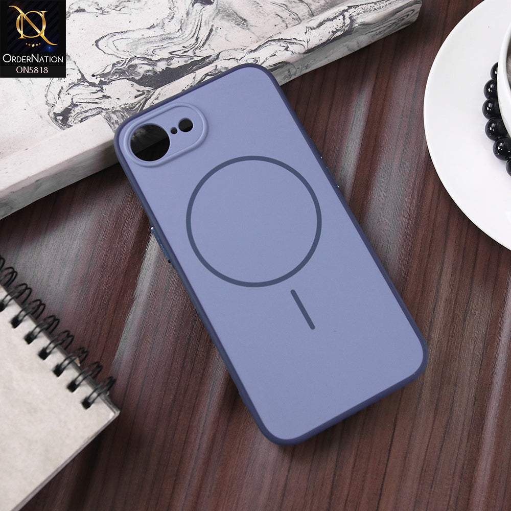 iPhone 16e Cover - Blue - New Premium Quality Silicone MagSafe Case Slim Protective Back Cover