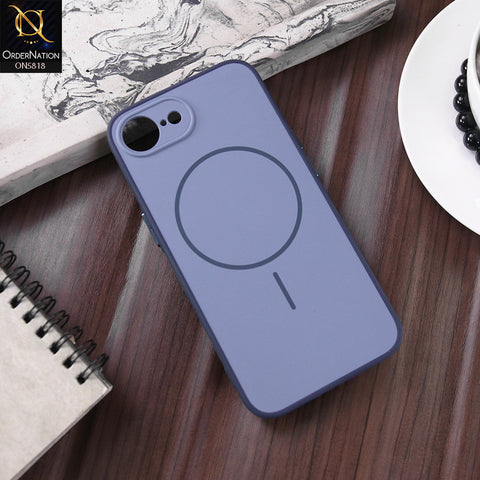 iPhone 16e Cover - Blue - New Premium Quality Silicone MagSafe Case Slim Protective Back Cover