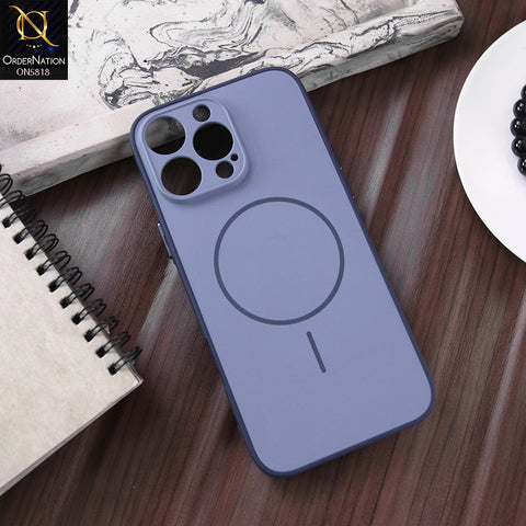 iPhone 16 Pro Max Cover - Blue - New Premium Quality Silicone MagSafe Case Slim Protective Back Cover