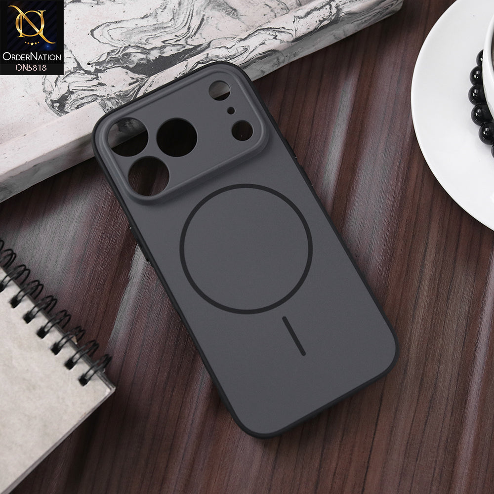 iPhone 17 Pro Cover - Black - New Premium Quality Silicone MagSafe Case Slim Protective Back Cover