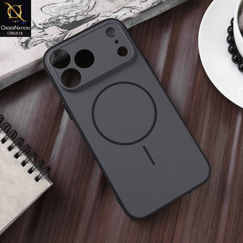 iPhone 17 Pro Max  Cover - Black - New Premium Quality Silicone MagSafe Case Slim Protective Back Cover