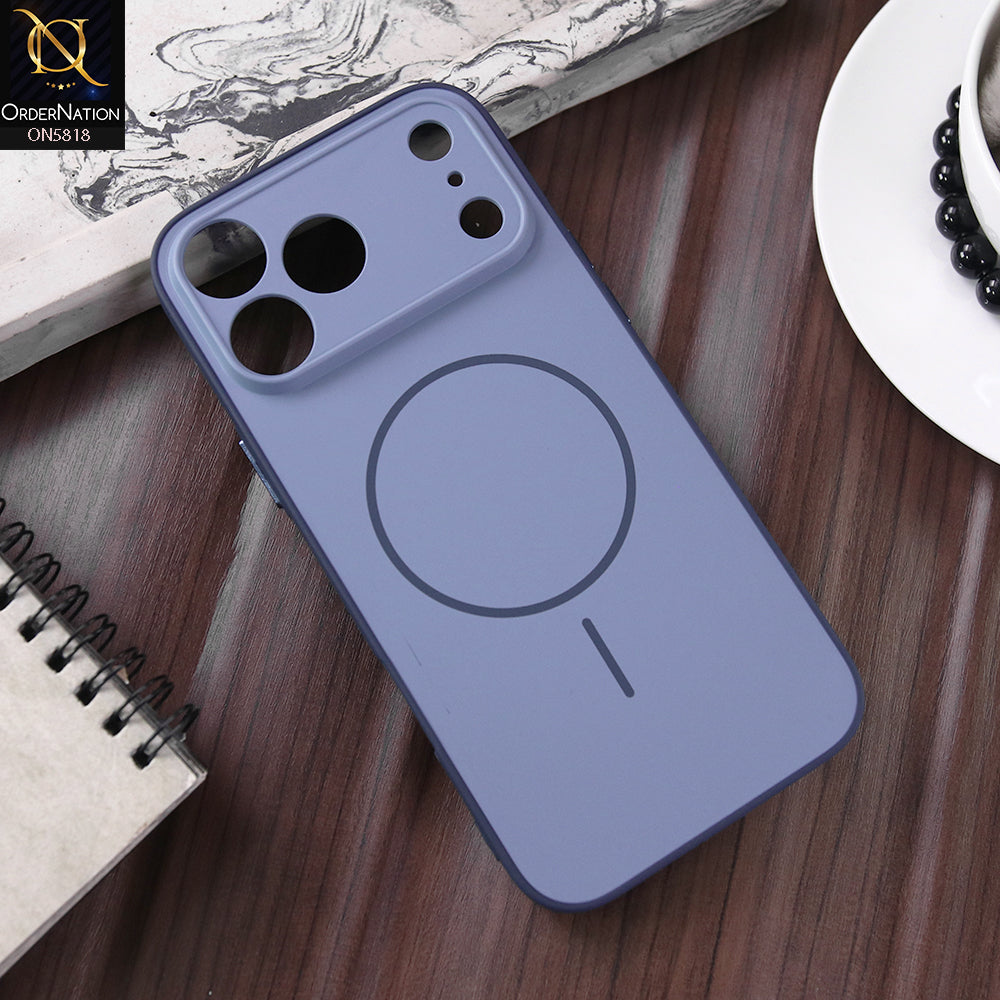 iPhone 17 Pro Max Cover - Blue - New Premium Quality Silicone MagSafe Case Slim Protective Back Cover