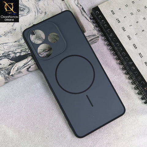 Oppo A5 Pro 4G Cover - Black - New Premium Quality Silicone MagSafe Case Slim Protective Back Cover