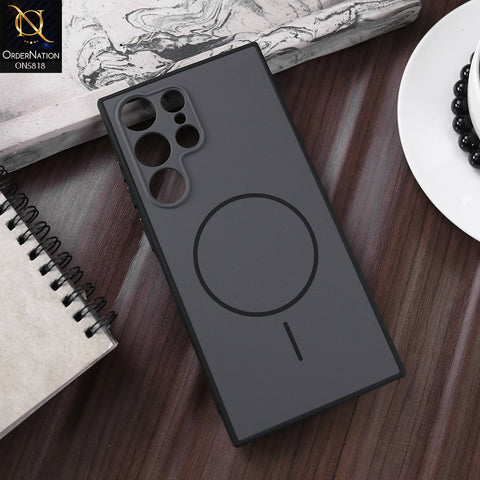 Samsung Galaxy S23 Ultra 5G Cover - Black - New Premium Quality Silicone MagSafe Case Slim Protective Back Cover