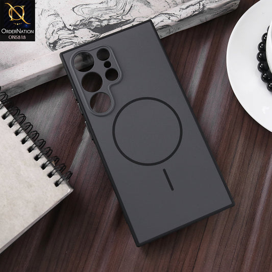 Samsung Galaxy S24 Ultra Cover - Black - New Premium Quality Silicone MagSafe Case Slim Protective Back Cover