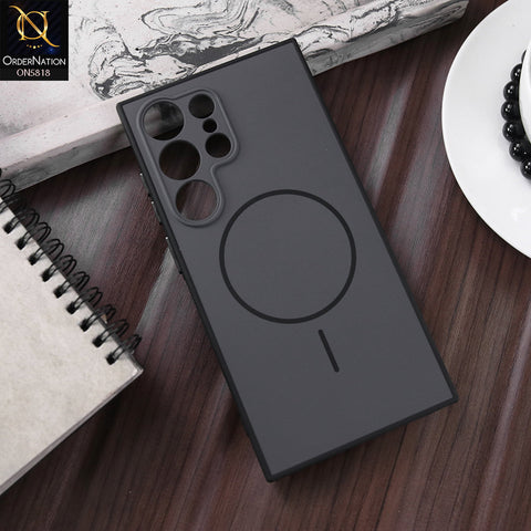 Samsung Galaxy S24 Ultra Cover - Black - New Premium Quality Silicone MagSafe Case Slim Protective Back Cover