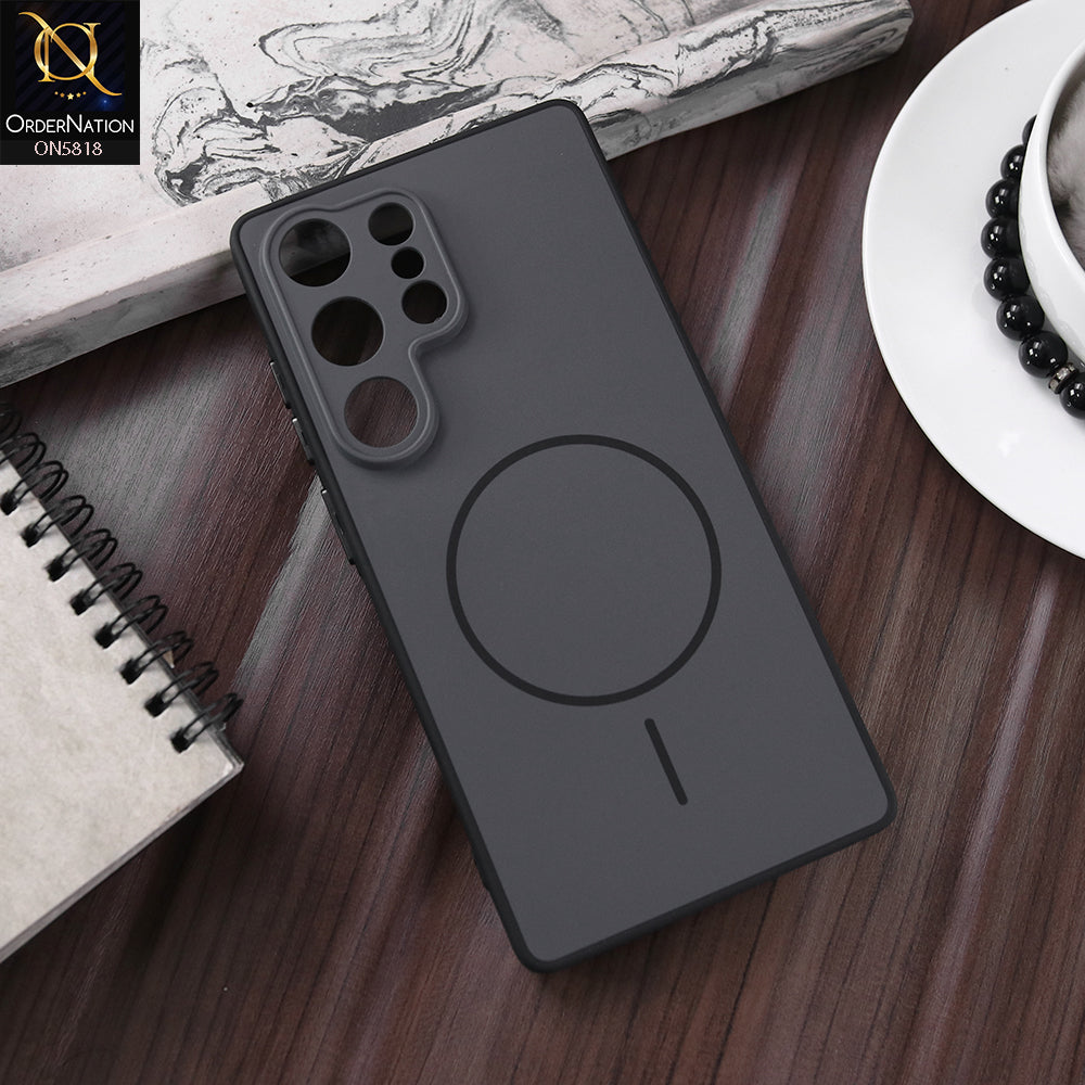 Samsung Galaxy S25 Ultra Cover - Black - New Premium Quality Silicone MagSafe Case Slim Protective Back Cover