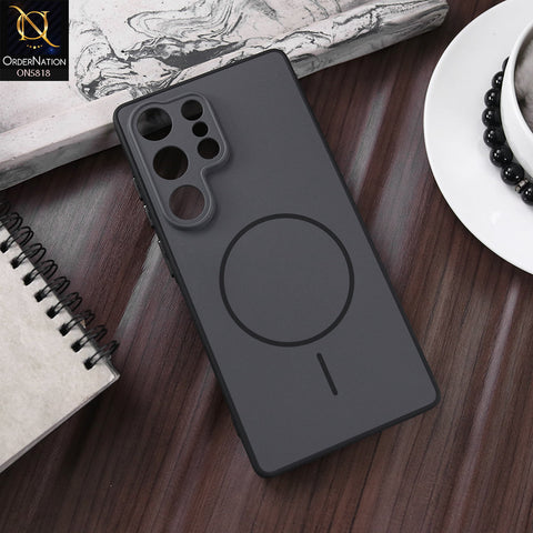 Samsung Galaxy S25 Ultra Cover - Black - New Premium Quality Silicone MagSafe Case Slim Protective Back Cover