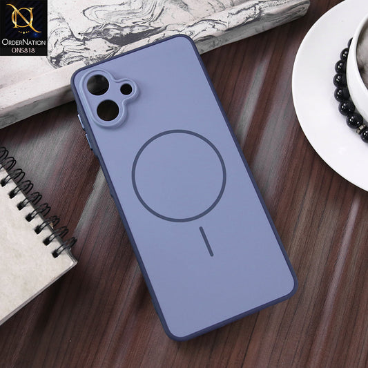 Samsung Galaxy A07 4G Cover - Blue - New Premium Quality Silicone MagSafe Case Slim Protective Back Cover