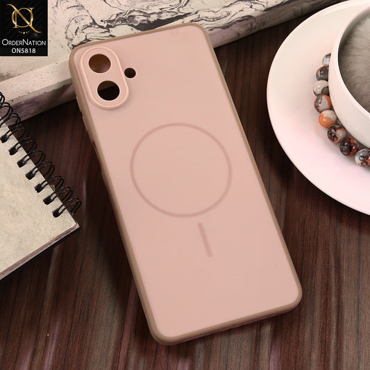 Samsung Galaxy A07 4G Cover - Brown -  New Premium Quality Silicone MagSafe Case Slim Protective Back Coverr