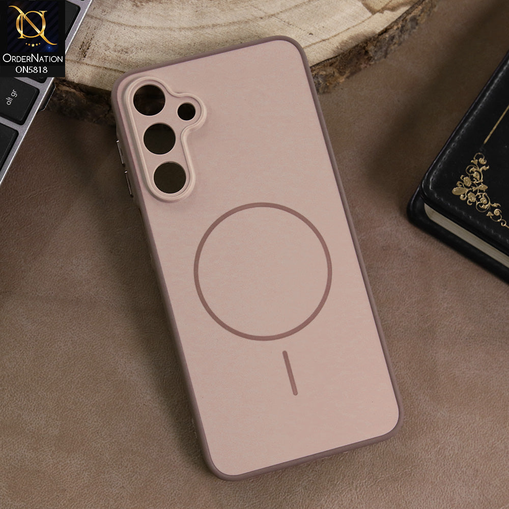 Samsung Galaxy A16 5G Cover - Brown -  New Premium Quality Silicone MagSafe Case Slim Protective Back Cover
