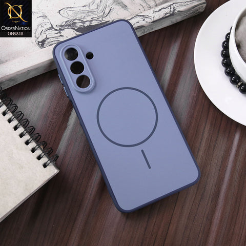 Samsung Galaxy M17 Cover - Blue - New Premium Quality Silicone MagSafe Case Slim Protective Back Cover