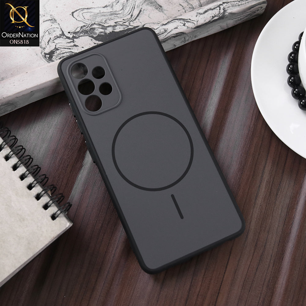 Samsung Galaxy A32 Cover - Black - New Premium Quality Silicone MagSafe Case Slim Protective Back Cover