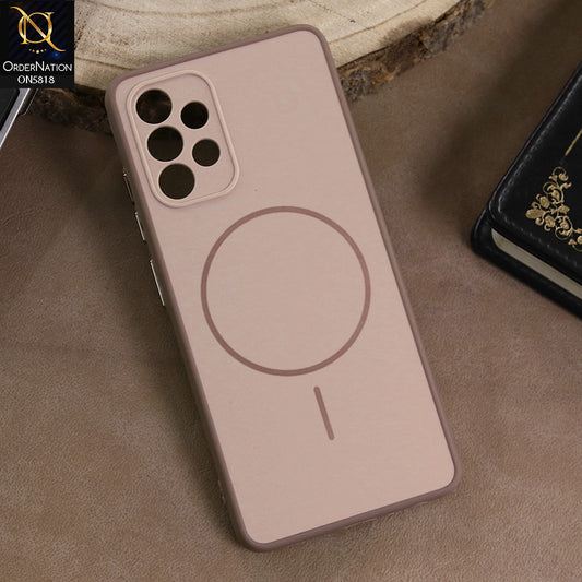 Samsung Galaxy A32 Cover - Brown -  New Premium Quality Silicone MagSafe Case Slim Protective Back Cover