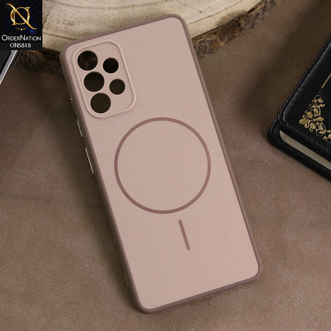 Samsung Galaxy A32 Cover - Brown -  New Premium Quality Silicone MagSafe Case Slim Protective Back Cover