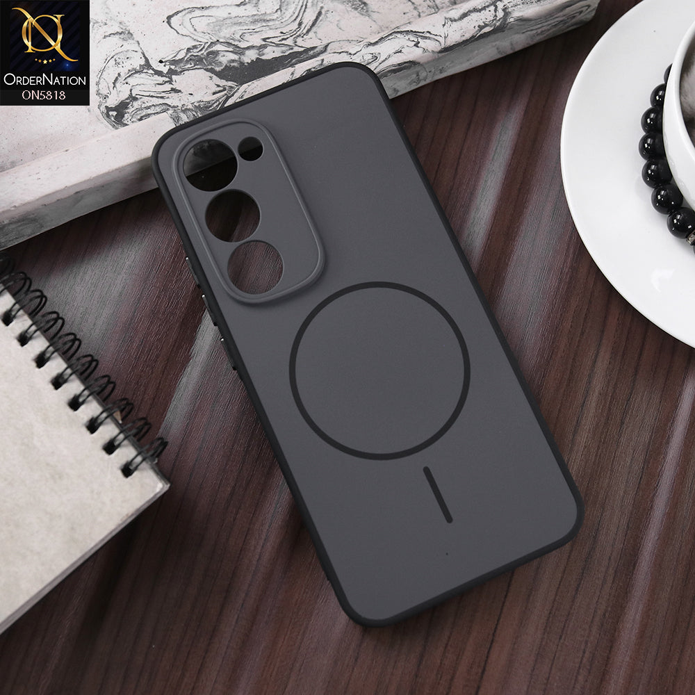 Tecno Spark 40 Pro Plus Cover - Black - New Premium Quality Silicone MagSafe Case Slim Protective Back Cover