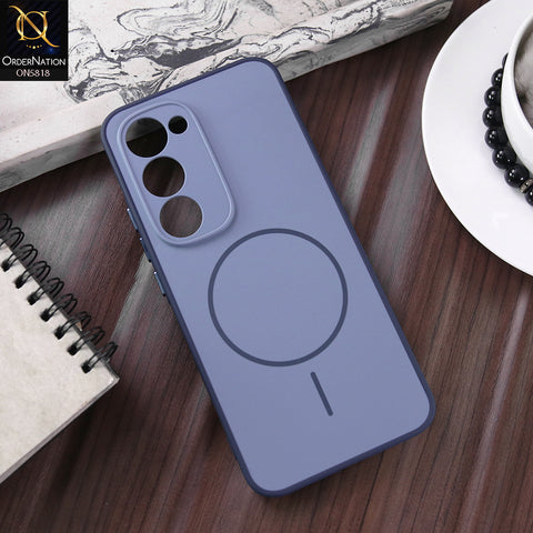 Tecno Spark 40 Pro Plus Cover - Blue - New Premium Quality Silicone MagSafe Case Slim Protective Back Cover