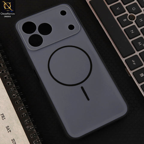 Tecno Spark 50 4gCover  - Black - New Premium Quality Silicone MagSafe Case Slim Protective Back Cover