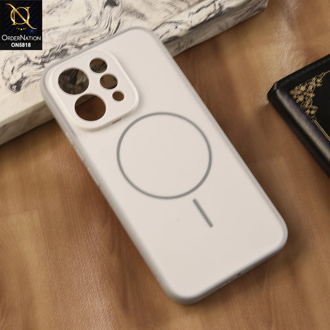 Vivo S50 Cover - Silver - New Premium Quality Silicone Magnetic Case Slim Protective Back Cover