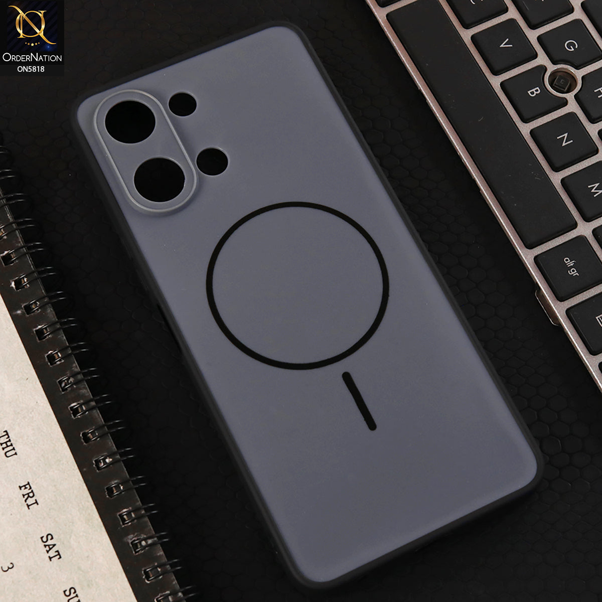 Vivo Y11D 4G Cover  - Black - New Premium Quality Silicone MagSafe Case Slim Protective Back Cover