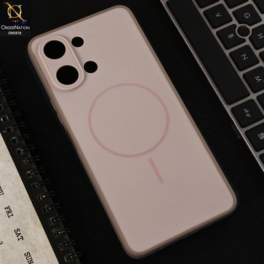 Vivo Y05 Cover  - Brown - New Premium Quality Silicone MagSafe Case Slim Protective Back Cover