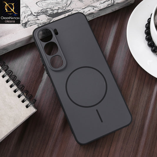 Vivo Y31 5G Cover - Black - New Premium Quality Silicone MagSafe Case Slim Protective Back Cover