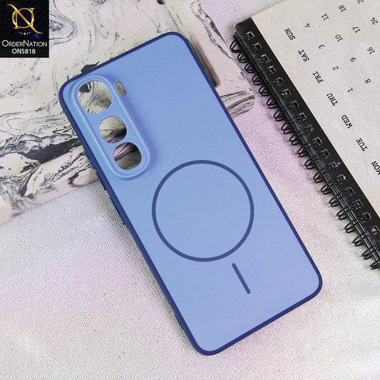 Vivo Y400 4G Cover - Blue - New Premium Quality Silicone MagSafe Case Slim Protective Back Cover